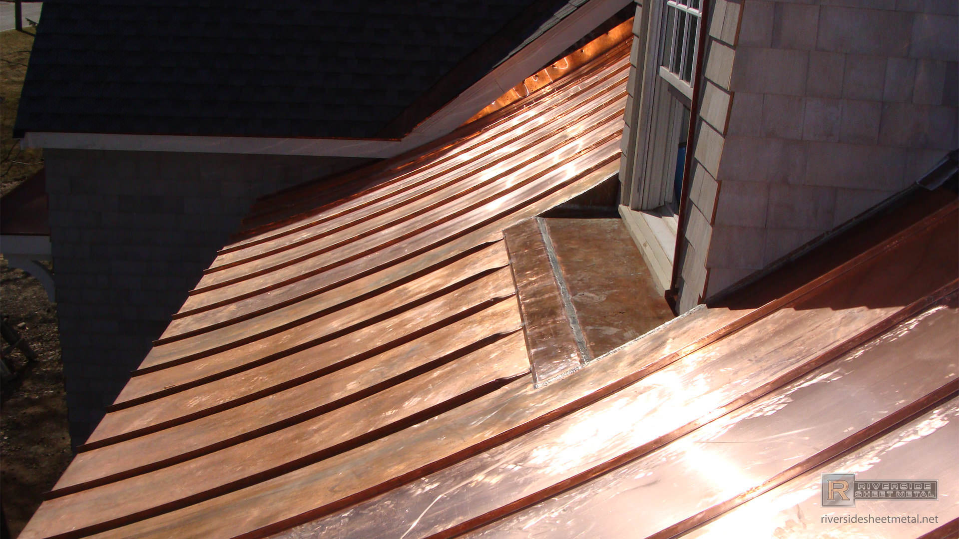 Copper Roofing Sheet 36 x 120 inch 16 oz Sqft 30 lb, from SBC Industries